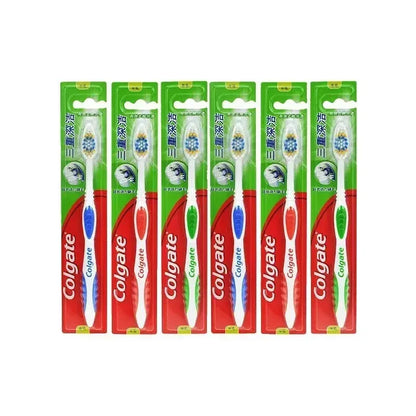 Clogate 6pcs Adult Soft Bristle Toothbrush Whitening Oral Hygiene For Sensitive Gums And Teeth Manual Toothbrush For Home Use - Urbizia