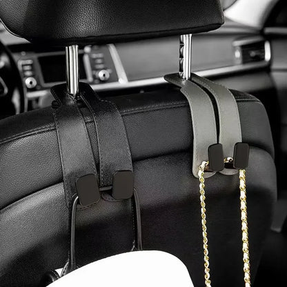 Car Headrest Hooks Hanger for Bags Seat Back Organizer Holder Clips Auto Fastener Hooks Car St - Urbizia