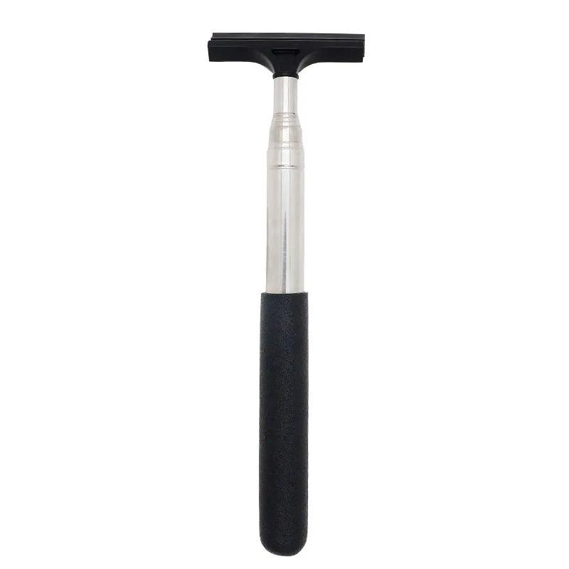 Car Rearview Mirror Wiper Cleaning Tool Auto Glass Mist Cleaner Scraper Car Accessories Handle Telescopic Window Cleaning Brush
