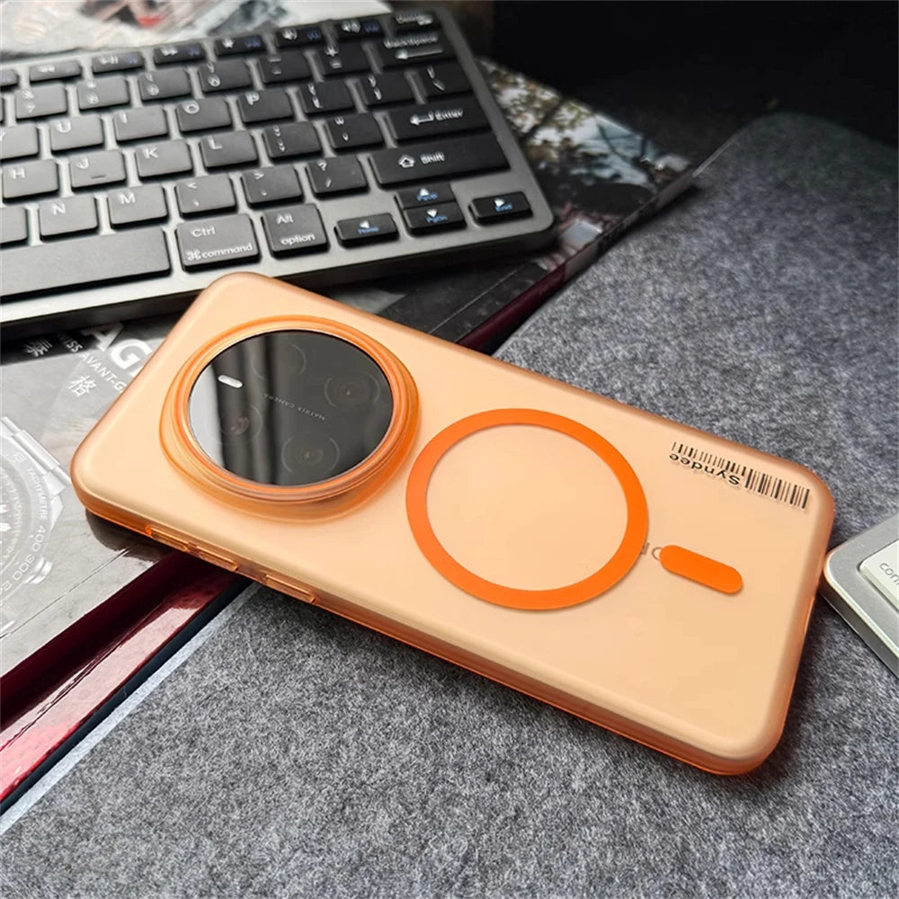 Matte Translucent Ultra Thin Barcode Pattern Case For Honor Magic 8 7 6 5 Pro Lite X9/A/B/C/D For Magsafe Charging PC Hard Cover