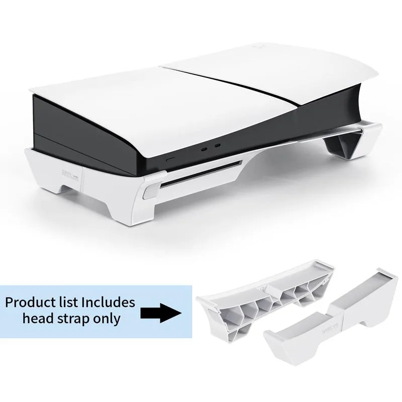 Horizontal Stand for PS5 Slim/Pro Games Console Anti-slip Cooling Base Bracket for PlayStation 5 Slim Console Game Accessories