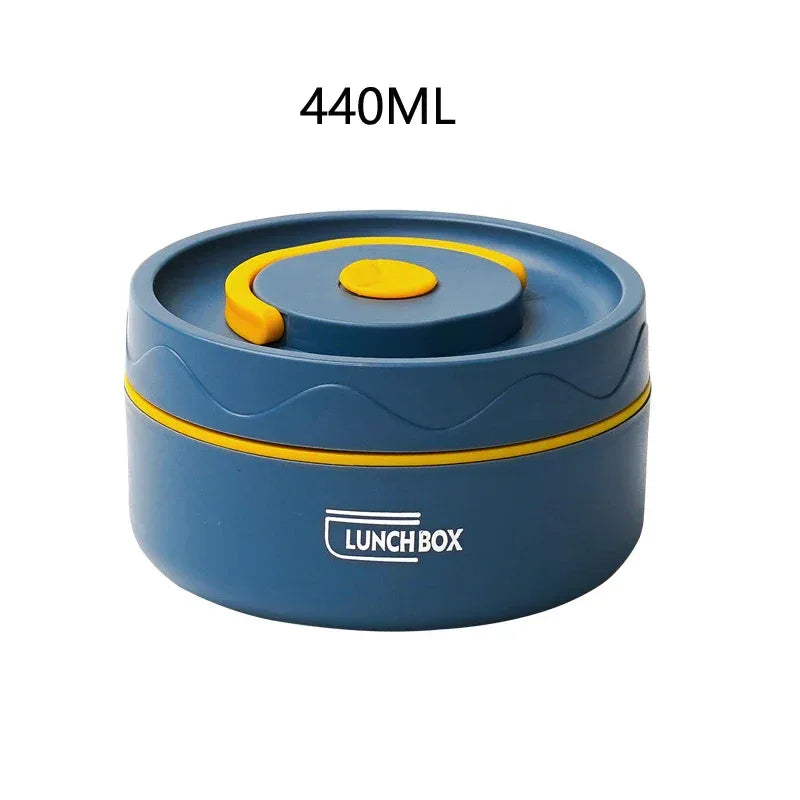 304 Stainless Steel Insulated Double-Layer Lunch Box with Bag