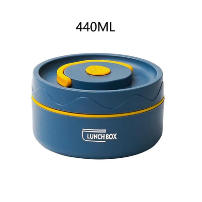 304 Stainless Steel Insulated Double-Layer Lunch Box with Bag