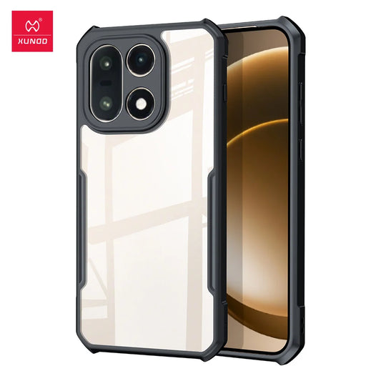 Xundd For OnePlus 15 1+ 15 Case [Shockproof Airbag Tech],Acrylic&TPU Back Transparent Cover Anti-Fingerprint&Non-Yellowing