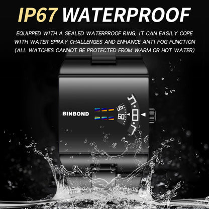 BINBOND Original Design Waterproof Men's Watch Accurate Quartz Watches For Men Luxury Sturdy Sport Wristwatches Casual Reloj