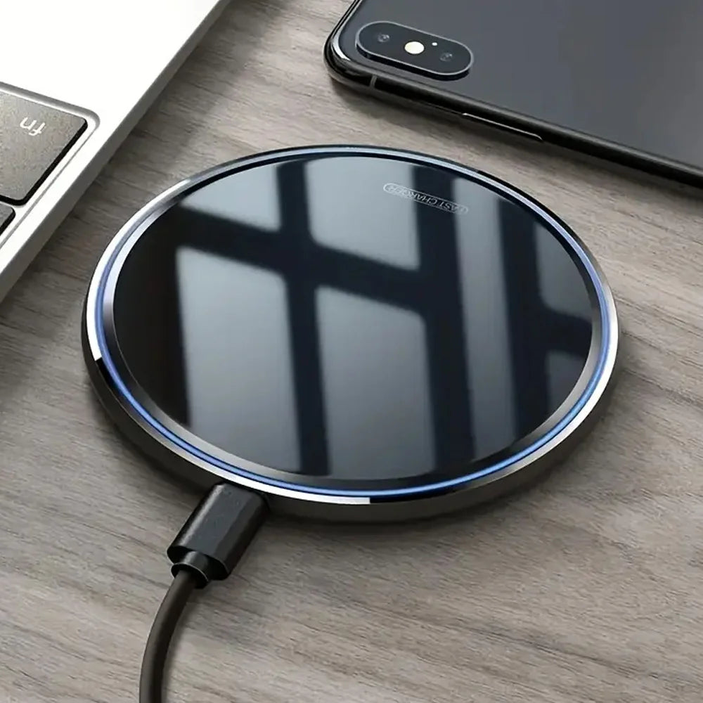 30W Wireless Charger Pad for iPhone 17 16 15 14 13 12 11 Samsung Xiaomi Phone Chargers Induction Fast Charging Dock Station