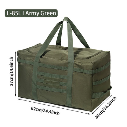 Luggage Duffel Bag Camping Storage Tactical Large Bags Camping Hiking Travel Mountaineering Trip Utility Gym Weekend Dufflel Bag