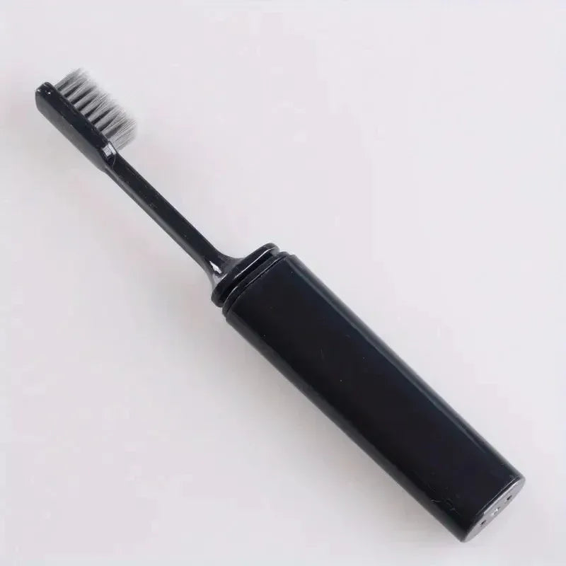 Portable Charcoal Folding Toothbrush – Travel & Outdoor Friendly - Urbizia