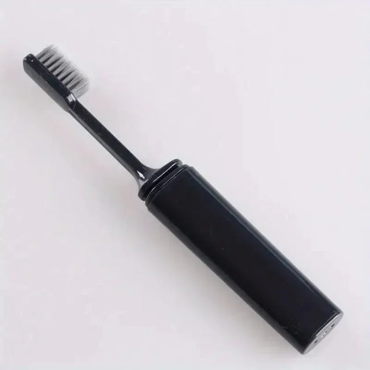 Portable Charcoal Folding Toothbrush – Travel & Outdoor Friendly - Urbizia