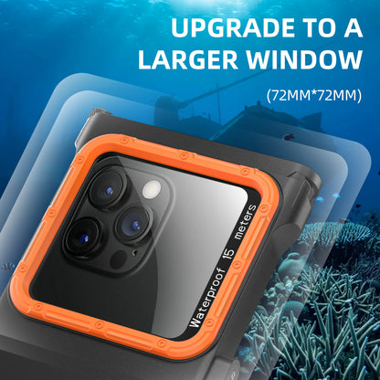 Shellbox Newly Upgraded Third-Generation Diving Bluetooth Remote Photography Is Suitable 6.9-Inch Waterproof Diving Phone Cases
