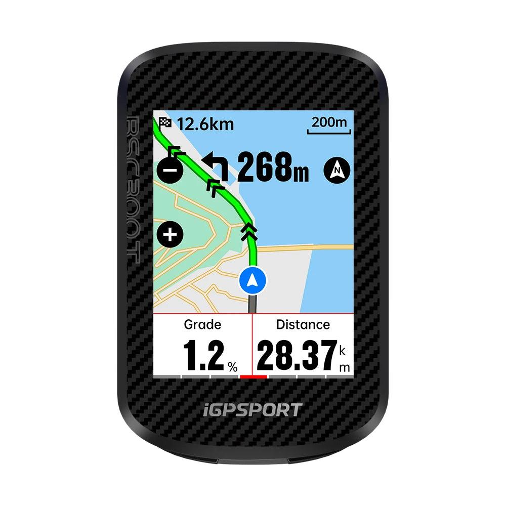iGPSPORT BSC300T Touch-screen Bike Computer Global Colorful Map Wireless Cycling Computer  Support E-bike