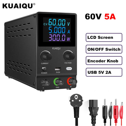 DC Lab Power Supply 30V 10A Adjustable Power Source For Phone Repair 24V 48V 72V Switching Power Supply Battery Fast Charging
