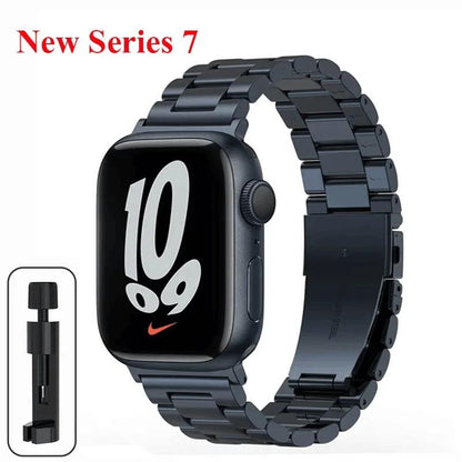 Stainless Steel Strap For Apple Watch Band 45mm Ultra 49mm 41mm 40mm 44mm 46mm Strap Metal Bracelet For Iwatch Series 11 10 42mm