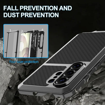 Case For Samsung Galaxy S26 Ultra S25 S24 S23 S22 Ultra Plus Heavy Duty Protection Armor Metal Phone Cover Capa Coque Fundas
