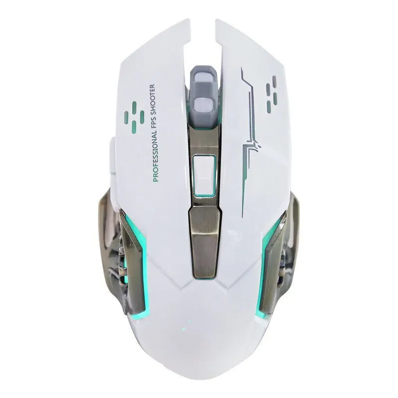 Rechargeable Wireless Mouse Gaming Computer Silent Bluetooth Mouse USB Mechanical E-Sports Backlight PC Gamer Mouse For Computer