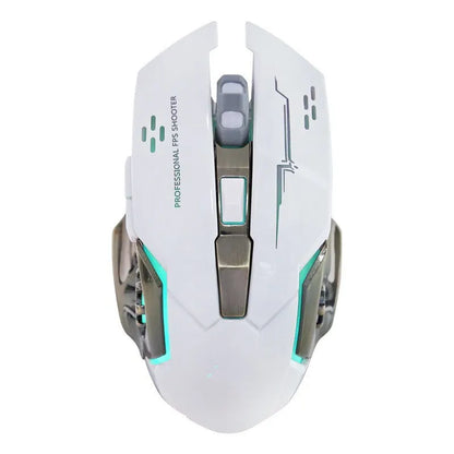 Rechargeable Wireless Mouse Gaming Computer Silent Bluetooth Mouse USB Mechanical E-Sports Backlight PC Gamer Mouse For Computer