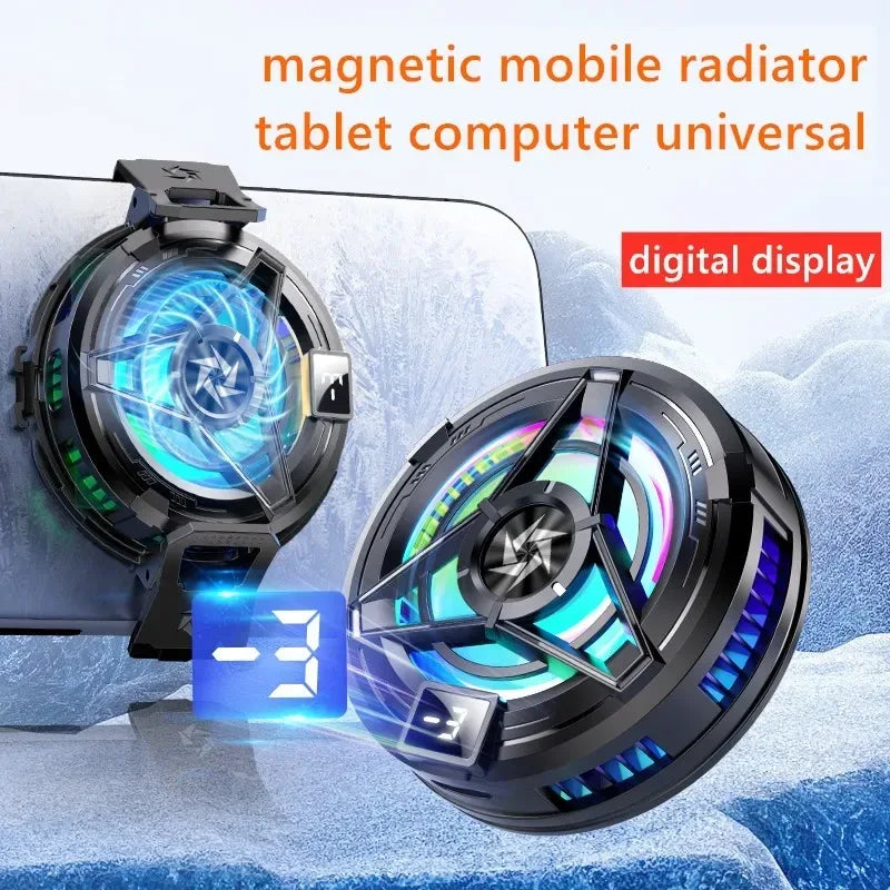 SL17 Magnetic & Clip 2-in-1 Semiconductor Phone Cooler Gaming Fan