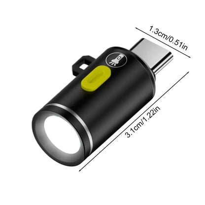 Type-C Rechargeable Mini LED Flashlight - Urbizia