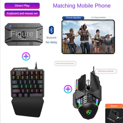 M1 Pro Mobile Phone Game Converter Gaming Keyboard Mouse Controller BT V5.0 Programmable Adapter Support IOS Android System