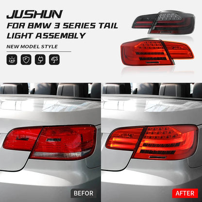 Car Tail Light For BMW 3 Series E93 2006-2013 Taillight Assembly Upgraded Tail Lights Plug Play Turning Signal Brake Fog Tail Lamp Led Rear Light Assembly