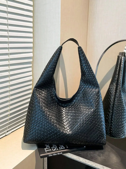 Large Capacity Solid Color Women's Shoulder Bag, Multifunctional Crossbody Bag, Women's Shoulder Tote Bag, Large Capacity Crossbody Tote Bag, Casual Work Bag