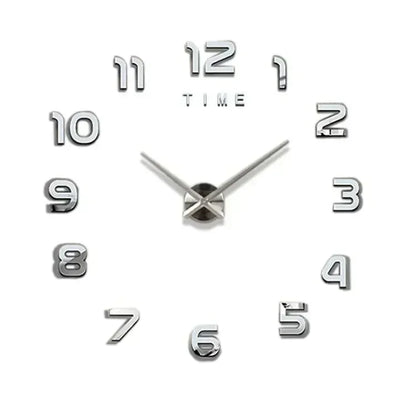Digital Clock Wall Stickers Needle Decoration Glowing Clocks DIY Bedroom Living Home Quartz Creatives Removable Room Watches - Urbizia