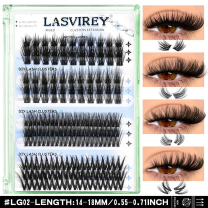 DIY Lash Cluster Kit 4-in-1 Fluffy Extensions
