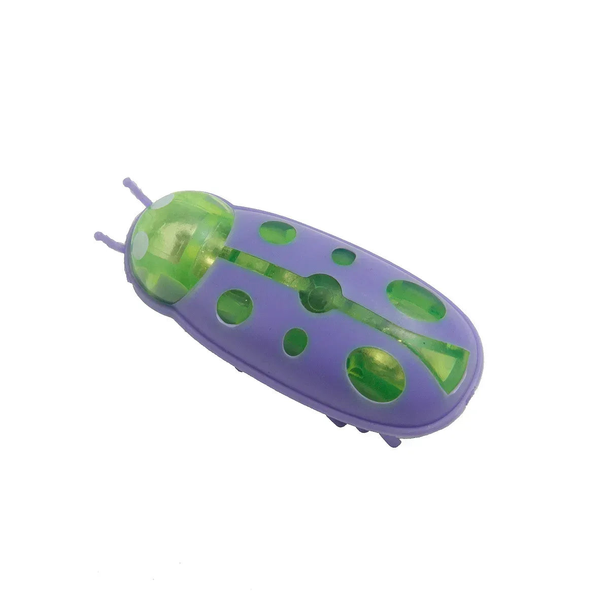 Mini Electric Bug Pet Dog Cat Toy Interactive Cute Ladybird Beetle Animal Shape Cat Toys Walking Insect Cat Playing Supplies - Urbizia