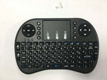 Air Mouse Backlit Mini Wireless Keyboard Azerty Spanish French Portuguese Russian Brazil Language With Touchpad N PC TV Box RGB