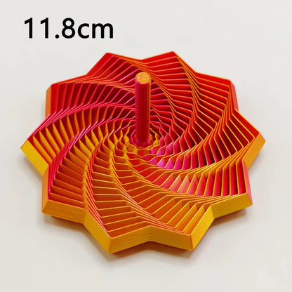 3D Sensory Fidget Star Spiral Visual Illusion Toy