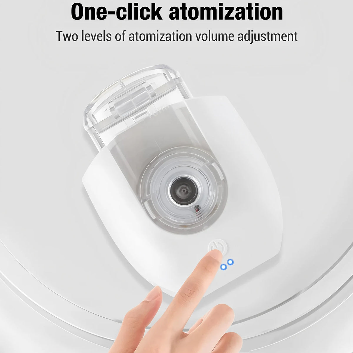 Rechargeable Atomizer Kids Adult Saving Emergency Device Nebulizer Silent Mesh Mini First Aid Kit Handheld Asthma Inhaler