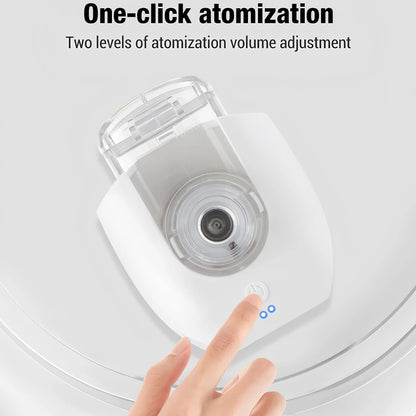 Rechargeable Atomizer Kids Adult Saving Emergency Device Nebulizer Silent Mesh Mini First Aid Kit Handheld Asthma Inhaler