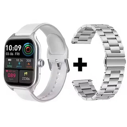 Smart Watch Men 2.01 Inch AMOLED Screen Waterproof Multiple Sport Mode Fitness HD Bluetooth Calls Smartwatch Men Women Bracelet - Urbizia