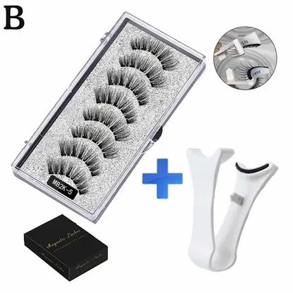 3D Magnetic Eyelashes Kit with Tweezers - Urbizia