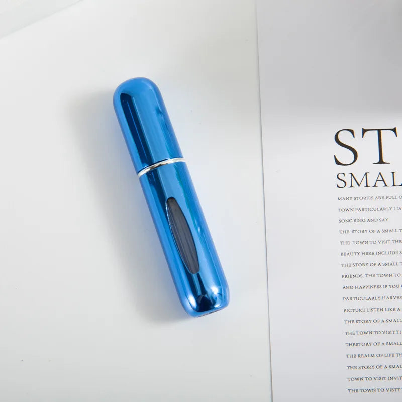 1/3/5/10pcs travel Leak portable mini perfume bottle with Bottom Fill Function aluminum refillable 5ml spray bottle