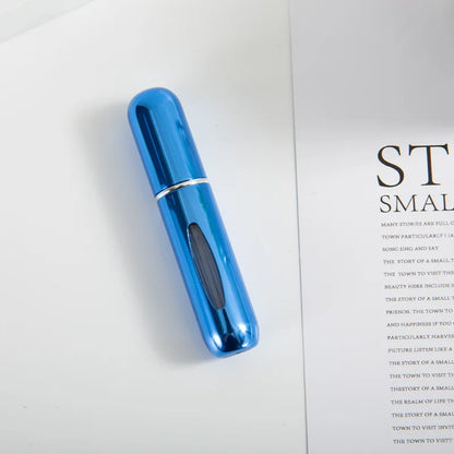 1/3/5/10pcs travel Leak portable mini perfume bottle with Bottom Fill Function aluminum refillable 5ml spray bottle