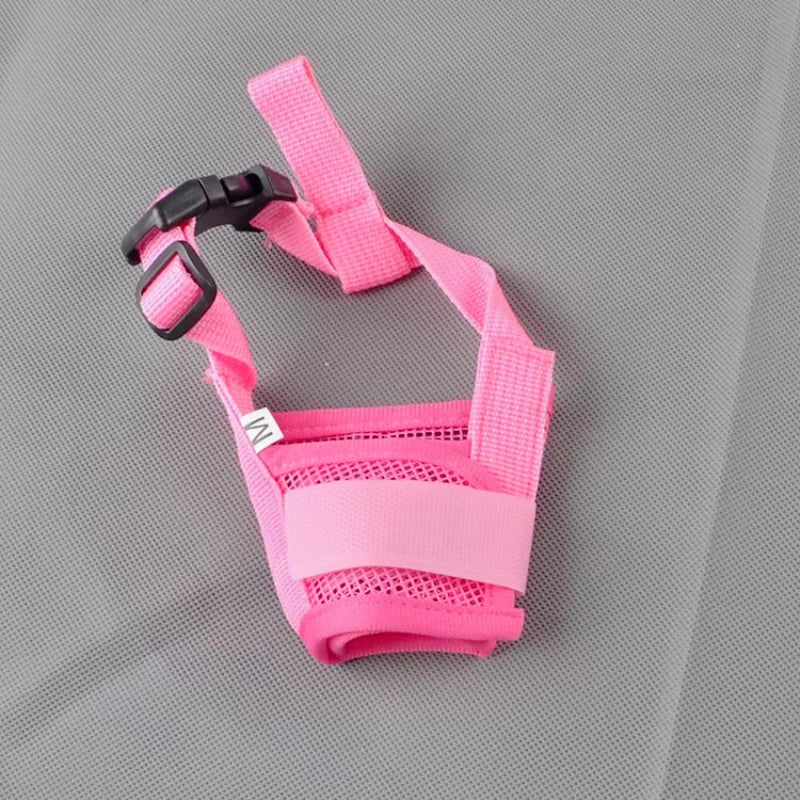 1pc Anti Barking Dog Muzzle for Small Large Dogs Mesh Breathable Pet Adjustable Mouth Muzzle Dogs Nylon Straps Dog Accessories
