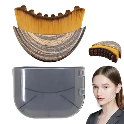 Lymphatic Contour Face Brush for Jawline Sculpting