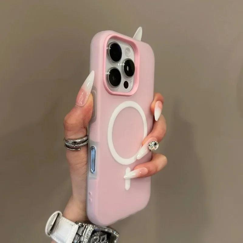 iPhone MagSafe Case – 2-in-1 Candy Color Matte Cover