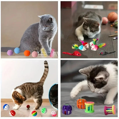 Cat Toys Mixed Pack – 14, 28, or 56 Pieces