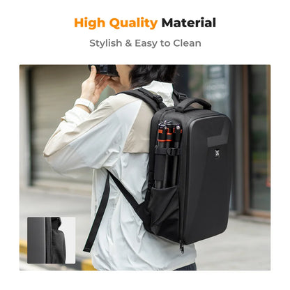 K&F CONCEPT 22L Camera Bag Large Capacity Travel Photography Backpack Waterproof Men's Backpack Bag DSLR/SLR Camera Rain Cover