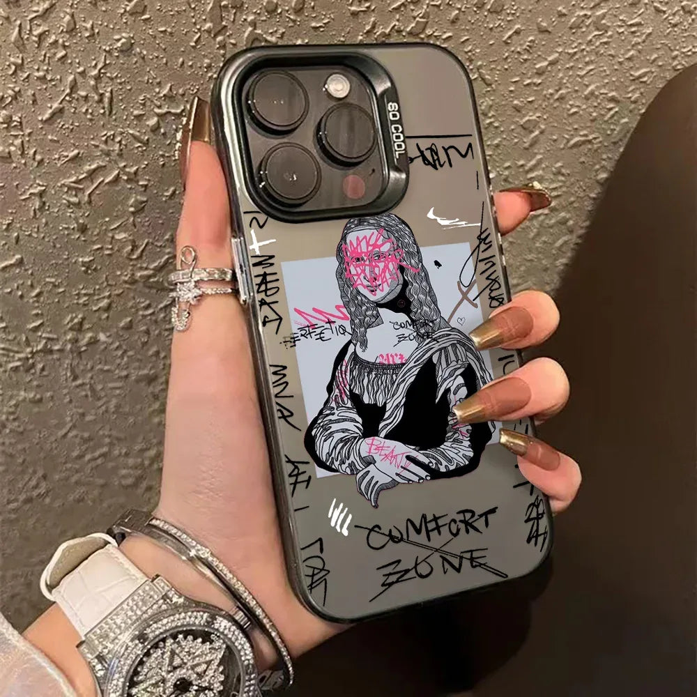Luxury INS Star Hard Matte Case for iPhone