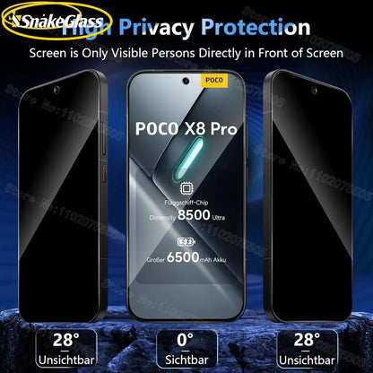 5 Pack HD/Privacy Screen Protector for IPhone 17 Pro Max Air 17e 16e 11 12 13 14 15 16 Pro,Tempered Glass,Dust-Free Easy Install