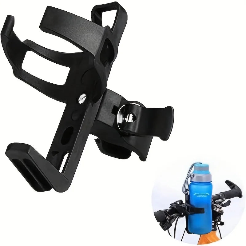 1pc 360 Degree Rotating Bicycle Water Bottle Holder for Mountain Bikes, Electric Scooters, and More - Securely Holds Your Drink