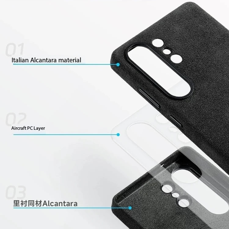 Genuine Italy Alcantara Leather Magnetic Case for Samsung S26 Ultra S26+ Plus with Magsafe Super Car Luxury Phone Back Cover
