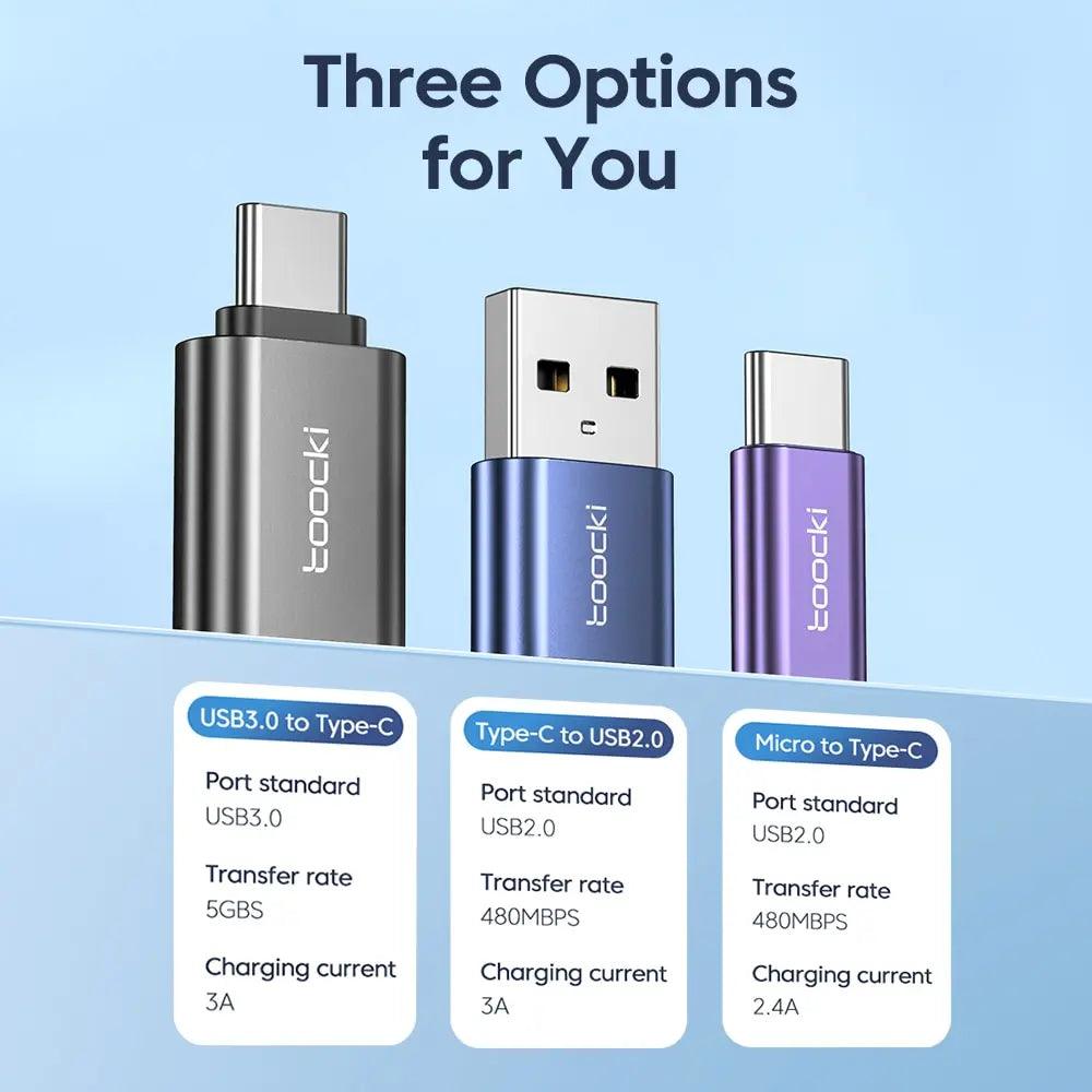 USB 3.0 OTG Type-C to USB Adapter High-Speed Data Converter
