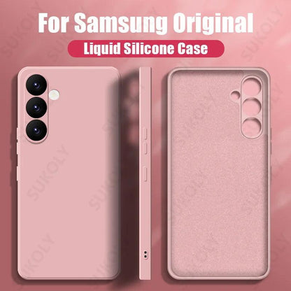 Luxury Liquid Silicone Case for Samsung Galaxy Series