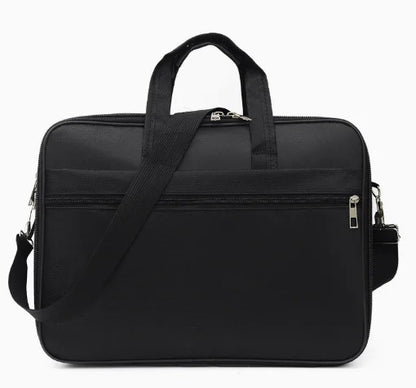 15.6 Inch Business Laptop Bag Oxford Cloth Multi‑Pocket Briefcase, Shoulder Messenger Handbag for Office Travel