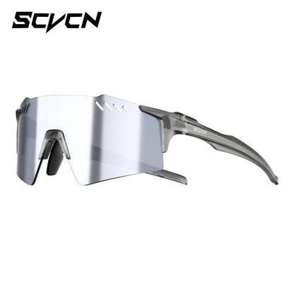 SCVCN Outdoor Photochromic Sunglasses Sports Bike Cycling Glasses Man MTB Climbing Glasses Eyewear Women Driving Bicycle Goggles