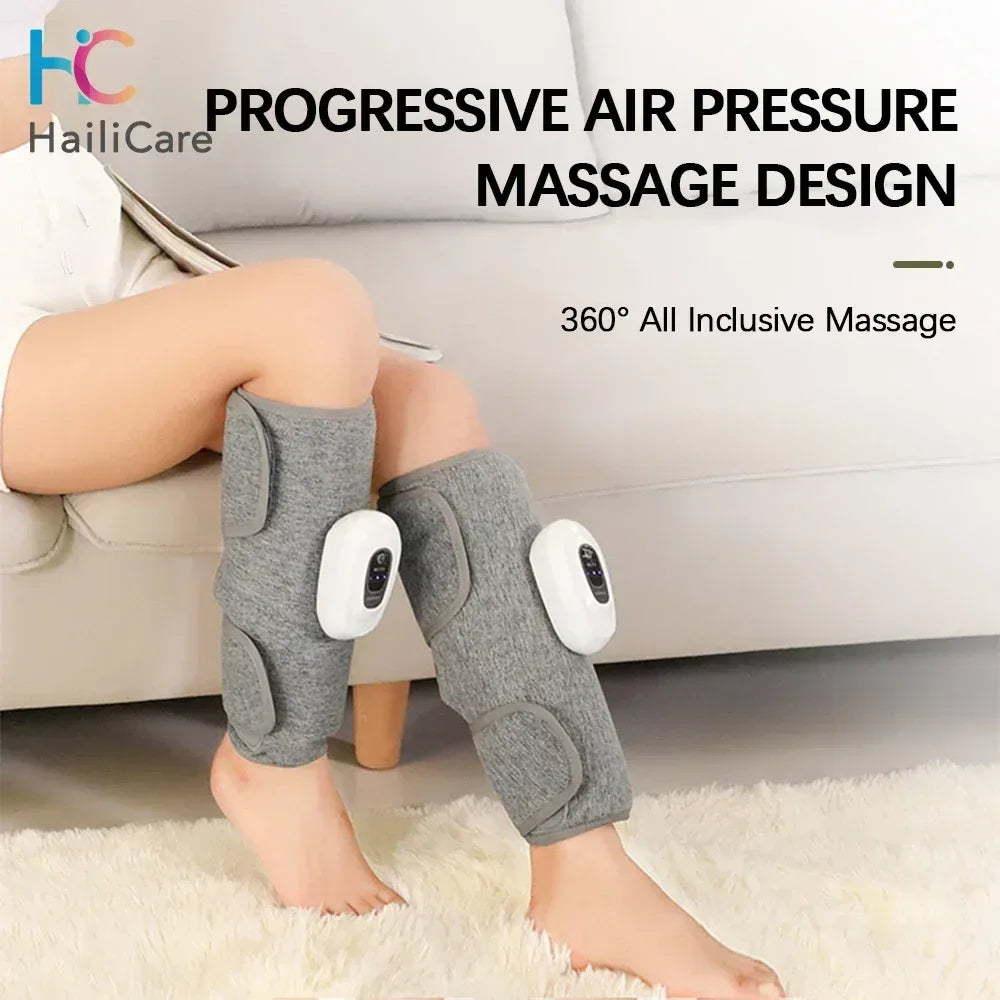 1/2 pcs Electric Leg Massager Wireless 360° Air Compression Leg Calf Massage Air Pressure Calf Massager Relax Leg Muscle - Urbizia